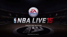 NBA Live 15 Title Screen